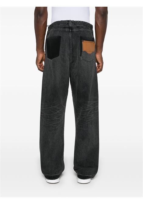 jeans waist easy uomo neri in cotone MAISON MIHARA YASUHIRO | J13PT122BLACK